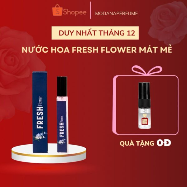 Tinh dầu nước hoa Freshflower 10ml tươi mát, hoa cỏ dễ chịu