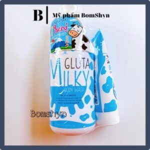 Bộ đôi sữa tắm+ sữa rửa mặt gluta milk xuất xứ thái lan