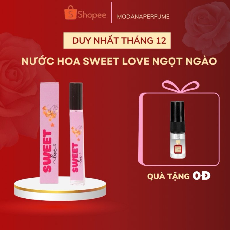 Tinh dầu nước hoa Sweetlove review thật bộ nước hoa