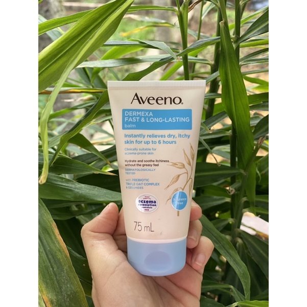 Kem dưỡng dành cho da khô, chàm, ngứa dạng sáp Aveeno Dermexa 75ml