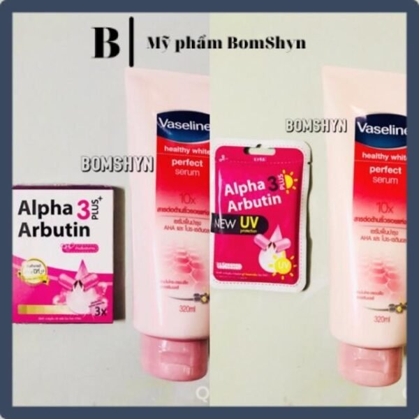 CONBO DƯỠNG TRẮNG VASELINE 10x 320ML THÁI LAN