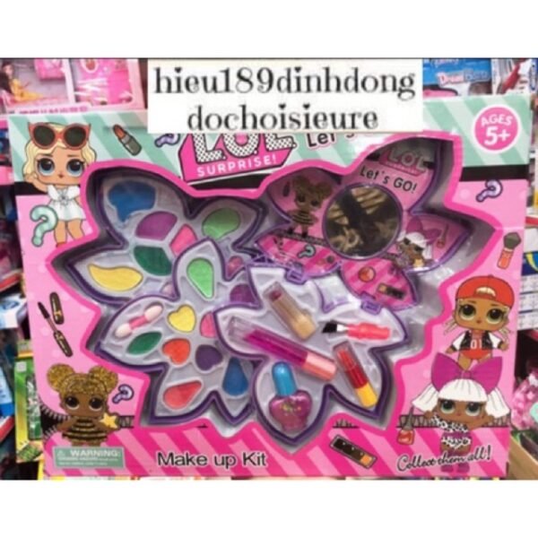 Hộp Trang điểm xoay hình lá phong (ảnh thật)