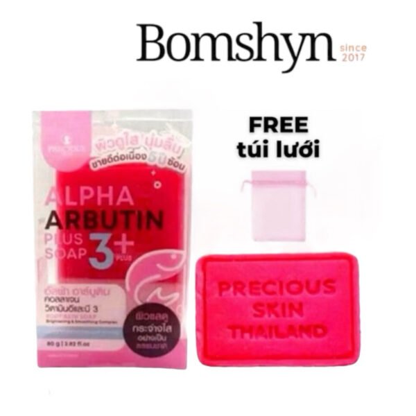 XÀ PHÒNG TRẮNG DA ALPHA ARBUTIN CHÍNH HÃNG Tặng kèm túi lưới