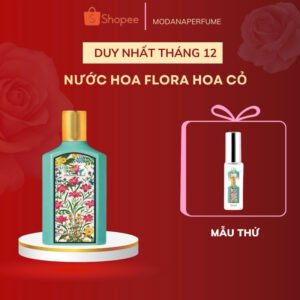 Tinh dầu nước hoa mini cho nữ  dạng xịt FLORA hoa cỏ nhẹ nhàng