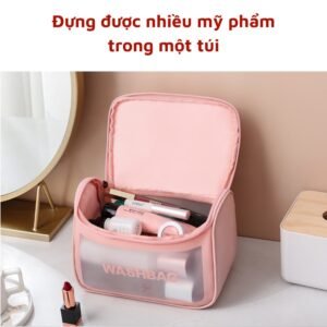 Túi đựng mỹ phẩm form lớn chống thấm nước túi đựng đồ trang điểm loại mới túi cá nhân đi biển đi du lịch MIN72