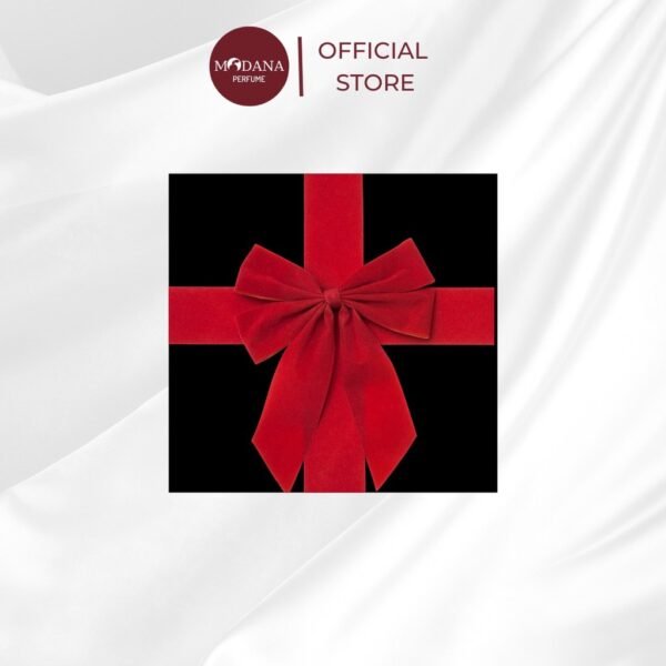 Hộp quà nơ lót giấy rơm nhiều màu đựng nước hoa làm quà tặng