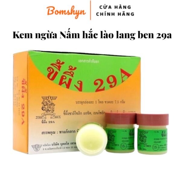 Hũ Kem 29A ngắn ngừa nấm lang ben Thái Lan chính hãng MỸ PHẨM CHÍNH HÃNG BOMSHYN