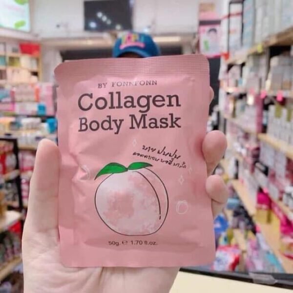 Ủ trắng da Collagen Body white peach Thái lan