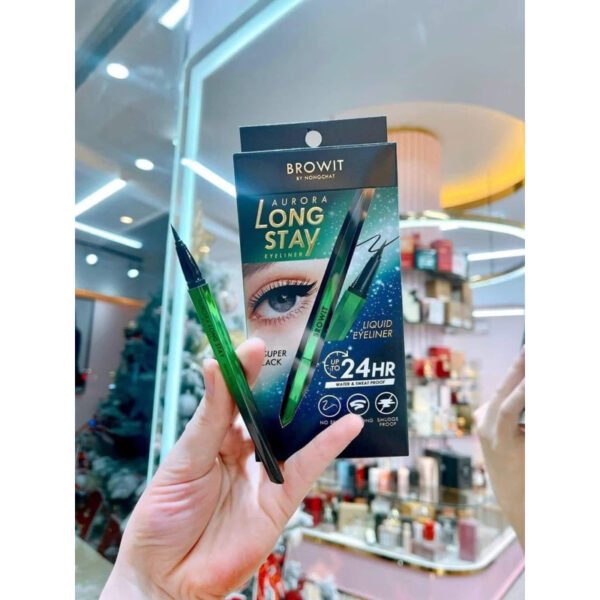 Bút Kẻ Mắt Lâu Trôi Brownit By Nong Chat Aurora 0.5g (MÀU XANH LÁ)