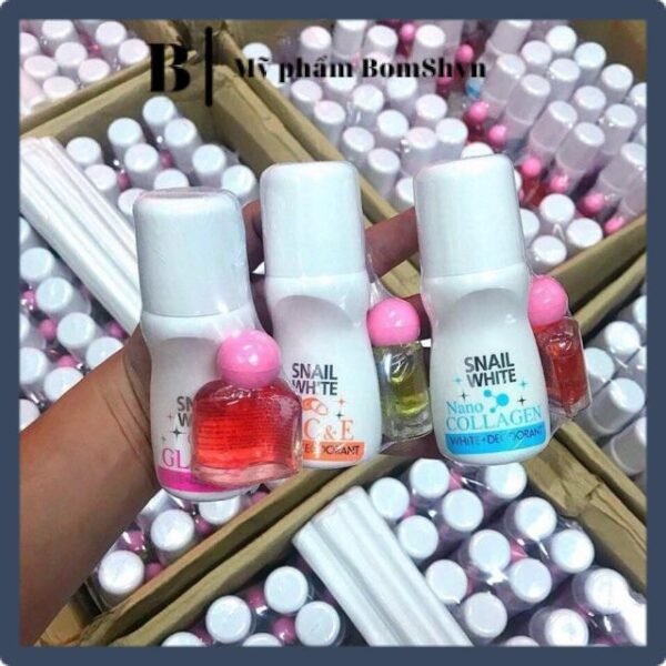 Lăn nách Gluta tặng kèm serum  thâm nách