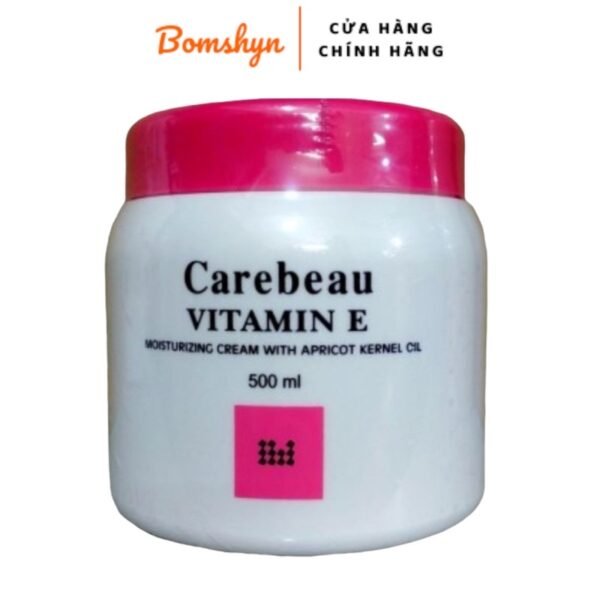 Kem dưỡng ẩm trắng CARE BEAU vitamin E 500 ml hàng thái lan nắp hồng