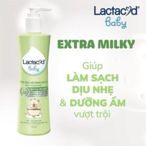 Sữa tắm lactacyd milky ngừa rôm sẩy 500ml và 250ml
