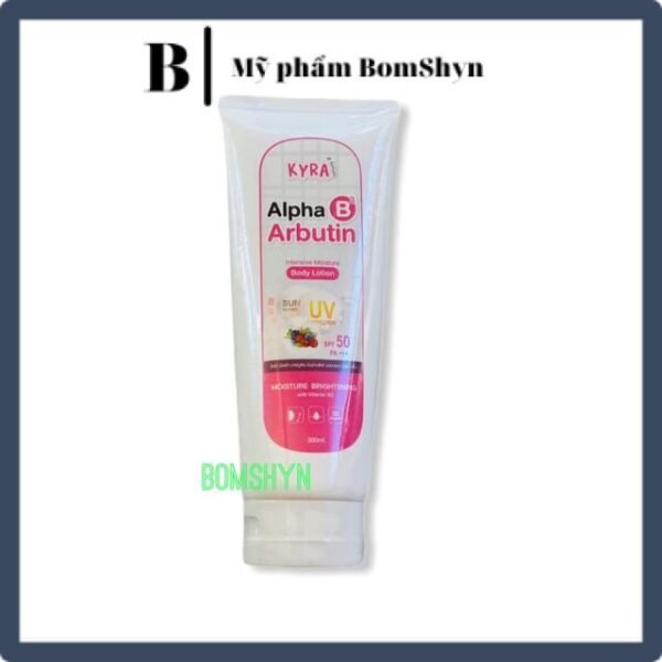 Dưỡng thể trắng da Kyra Alpha arbutin phiên bản mới 300ml