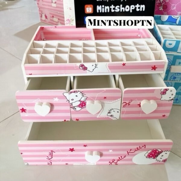 Hộp đựng mỹ phẩm tiện dụng nhiều màu 3 tầng đặc biệt