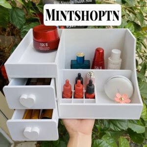 Kệ đựng mỹ phẩm 30cm 2 hộc ngăn kéo tiện dụng