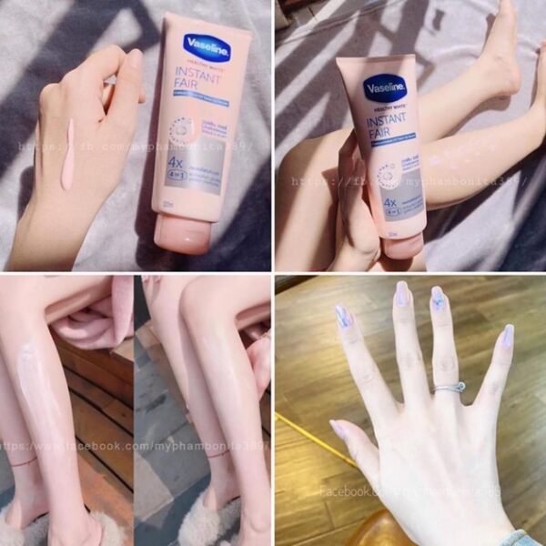 Vaseline 4x Tonup dưỡng thể trắng da dưỡng ẩm 300ml Thái lan