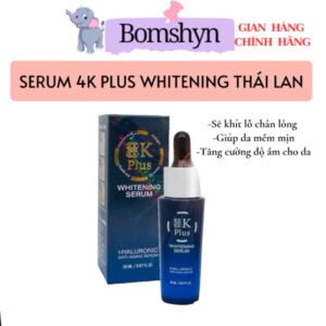 SERUM 4k PLUS 5x DƯỠNG DA SE KHÍT CHÂN LÔNG 20ML