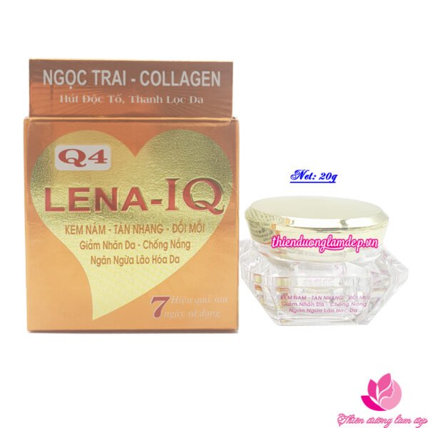 [HCM]Kem nám tàn nhang đồi mồi giảm nhăn da chống nắng ngừa lão hóa Mỹ phẩm LENA-IQ Q4 (20g)