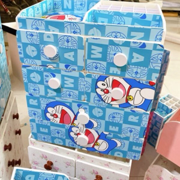 Tủ đựng mỹ phẩm 5 tầng đô rê mon