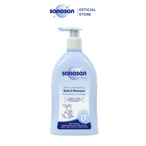SỮA TẮM GỘI DỊU NHẸ SANOSAN CHIẾT XUẤT OLIVE HỮU CƠ 500ML
