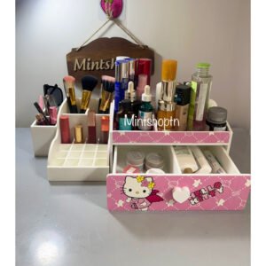 bộ 3 món kệ đựng mỹ phẩm tiện dụng xinh xắn hello kitty