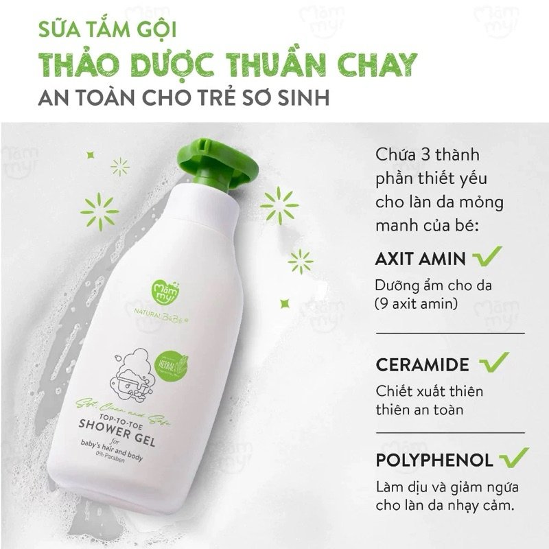 Sữa Tắm Gội Mămmy review thật chăm sóc cơ thể