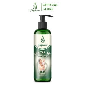 [HCM]Sữa tắm gội toàn thân cho em bé chiết xuất tinh dầu Gừng và Vỏ Bưởi 250ml JULYHOUSE