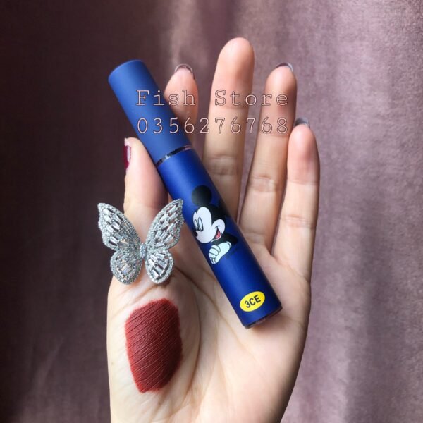 (Có Quà Tặng) Son Kem Lì MicKey Đỏ Xanh Handmade Nhiều Màu Có Video Sản Phẩm