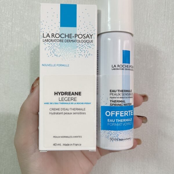 [HCM]La Roche Posay - Combo Xịt Khoáng+Kem dưỡng da Hydreane Legere Cấp Nước và Cung Cấp Độ Ẩm 40ml