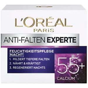 Kem Dưỡng Da Đêm LOréal Paris Face Cream Anti-Wrinkle Expert Day Cream 55+ Đêm Kem dưỡng da mặt chống lão hóa chuyên sâu với Retino Peptides cho làn da săn chắc và mềm mại hơn 50 ml