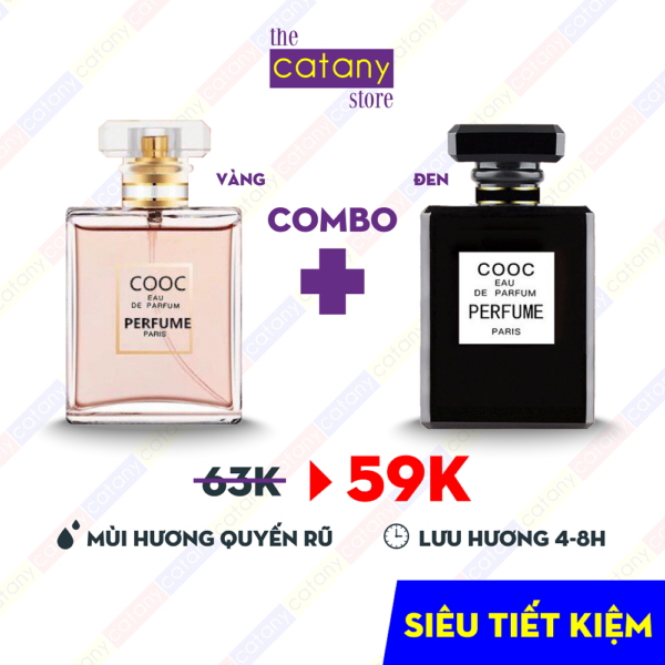 Combo 2 chai nước hoa BLUE + COOC - siêu tiết kiệm. * Nước hoa Blue làm cho bạn càng dùng càng khó cưỡng với vỏ chai màu xanh thần bí trở thành sự lựa chọn của giới trẻ ngày nay.        Dung tích : 50ml  Hương thơm dịu nh
