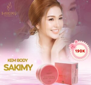 SAKIMY Kem trắng da tặng 1 serum kích trắng Sakimy (Chính hãng)
