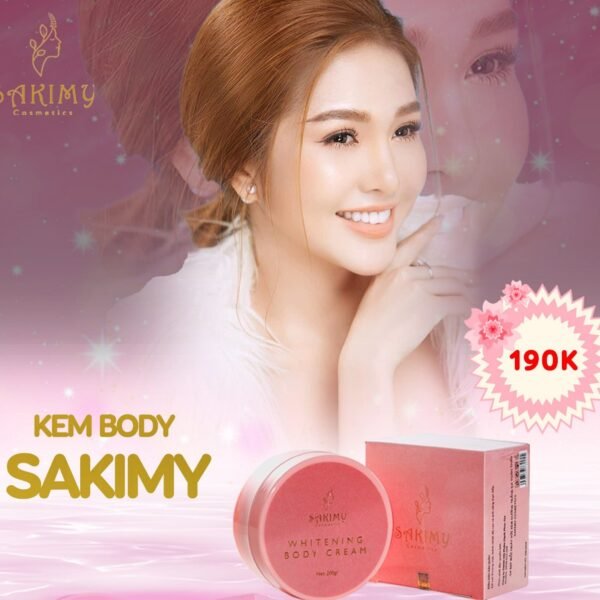 SAKIMY Kem trắng da tặng 1 serum kích trắng Sakimy (Chính hãng)