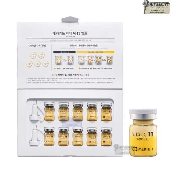 Tinh Chất Trắng Da MERIKIT VITA-C 13 Ampoule tinh chất cô đặc tinh khiết