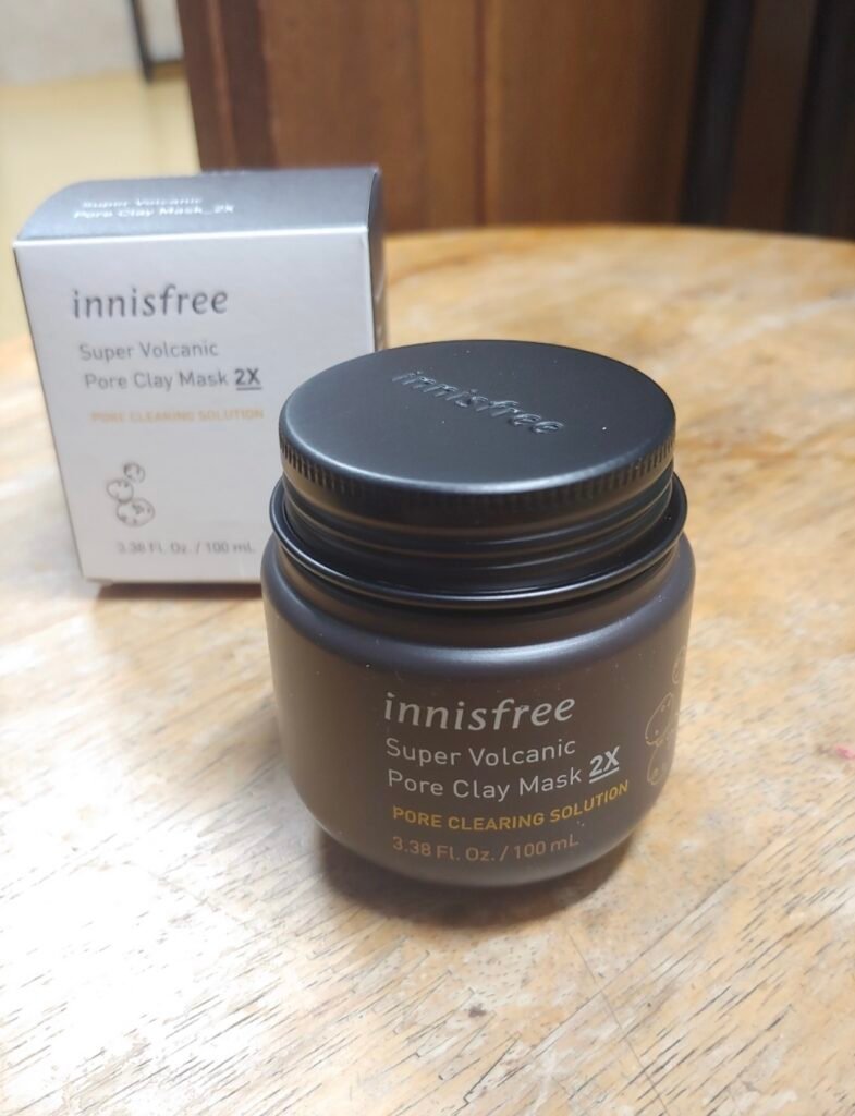 Review Mặt Nạ Lột Mụn innisfree super Volcanic Fore Clay Mask 2X sau 3 tuần dùng thử