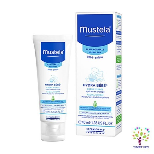 Kem Dưỡng Da Mặt Cho Trẻ Sơ Sinh Em Bé Da Thường Mustela Hydra Bebe Facial Cream 40ml