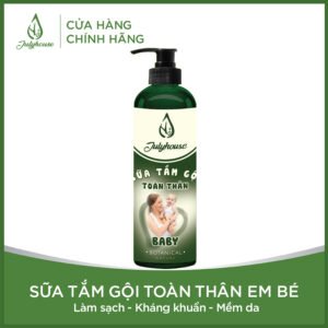 [HCM]Sữa tắm gội toàn thân cho em bé chiết xuất tinh dầu Gừng và Vỏ Bưởi 250ml JULYHOUSE – Phân Phối Bởi Baby Zone